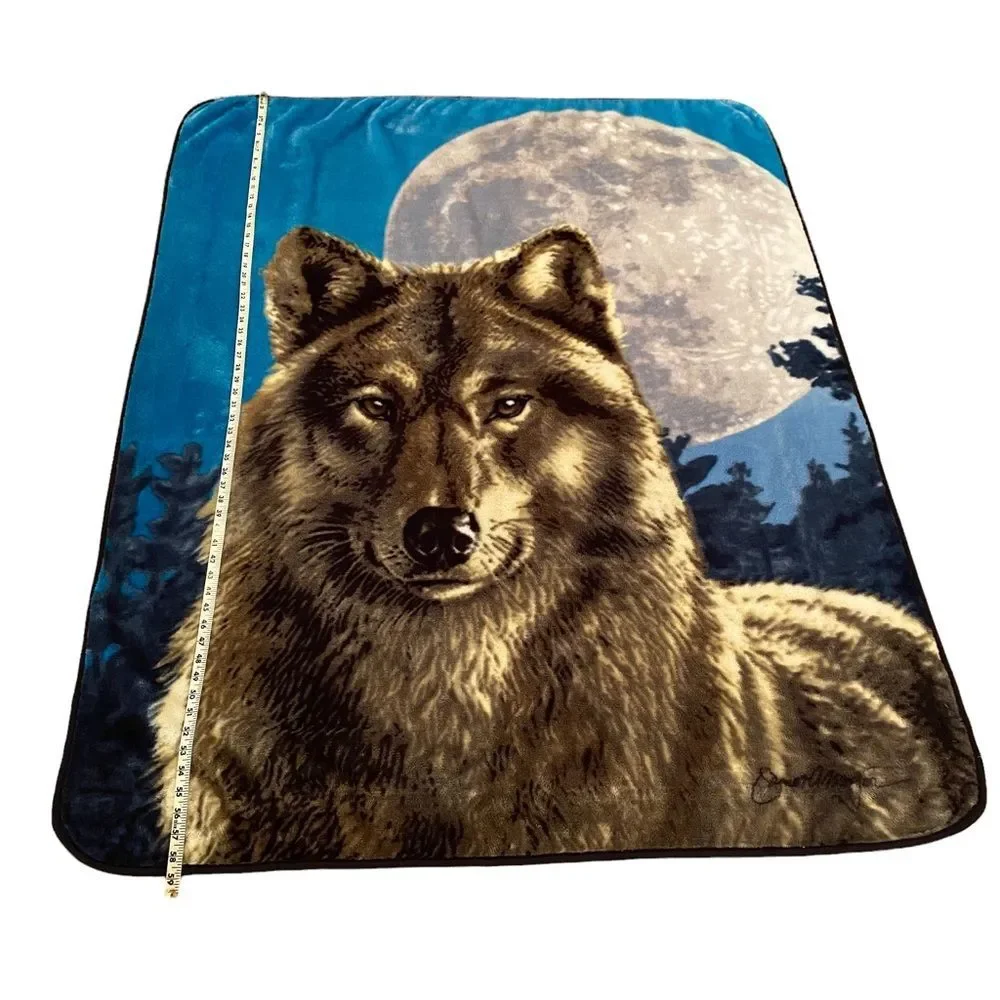 The Northwest Company James Meger Wolf Moon Spirit Animal Blanket